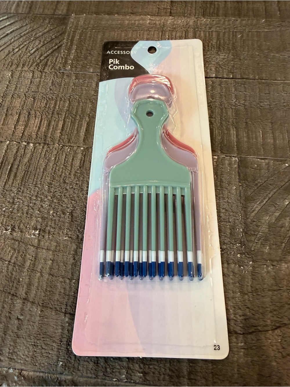 Vintage Pik Combo Hair Pick Set Model 23 Pastel Colors NOS Sealed 1980s 1990s